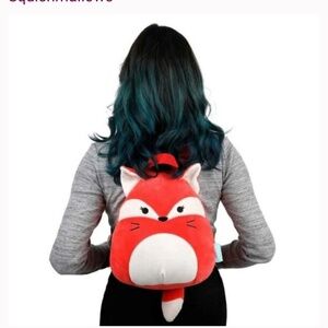 Squishmallows Fifi The Fox Plush Mini Backpack NWT